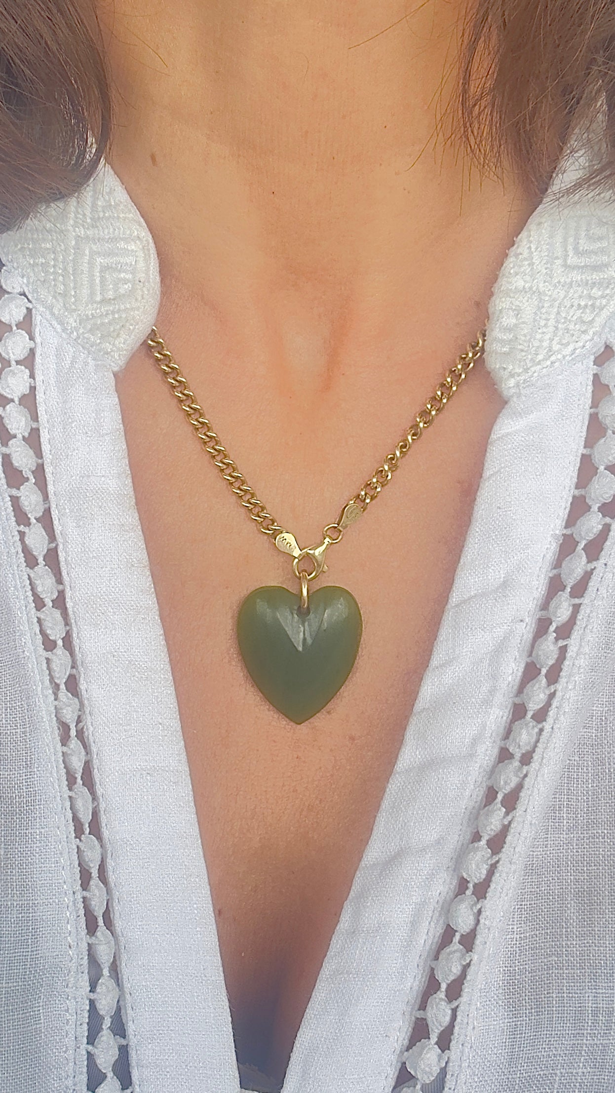 No.1 Vintage Hei Manawa (Heart Pendant)