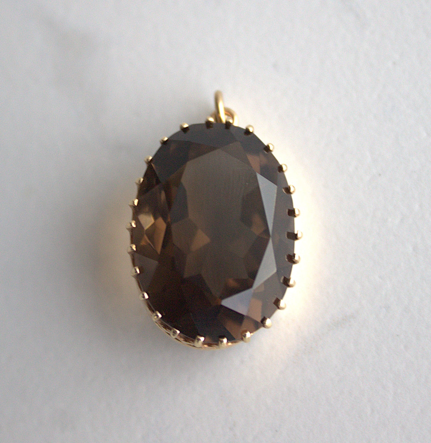 Vintage Smoky Quartz Pendant