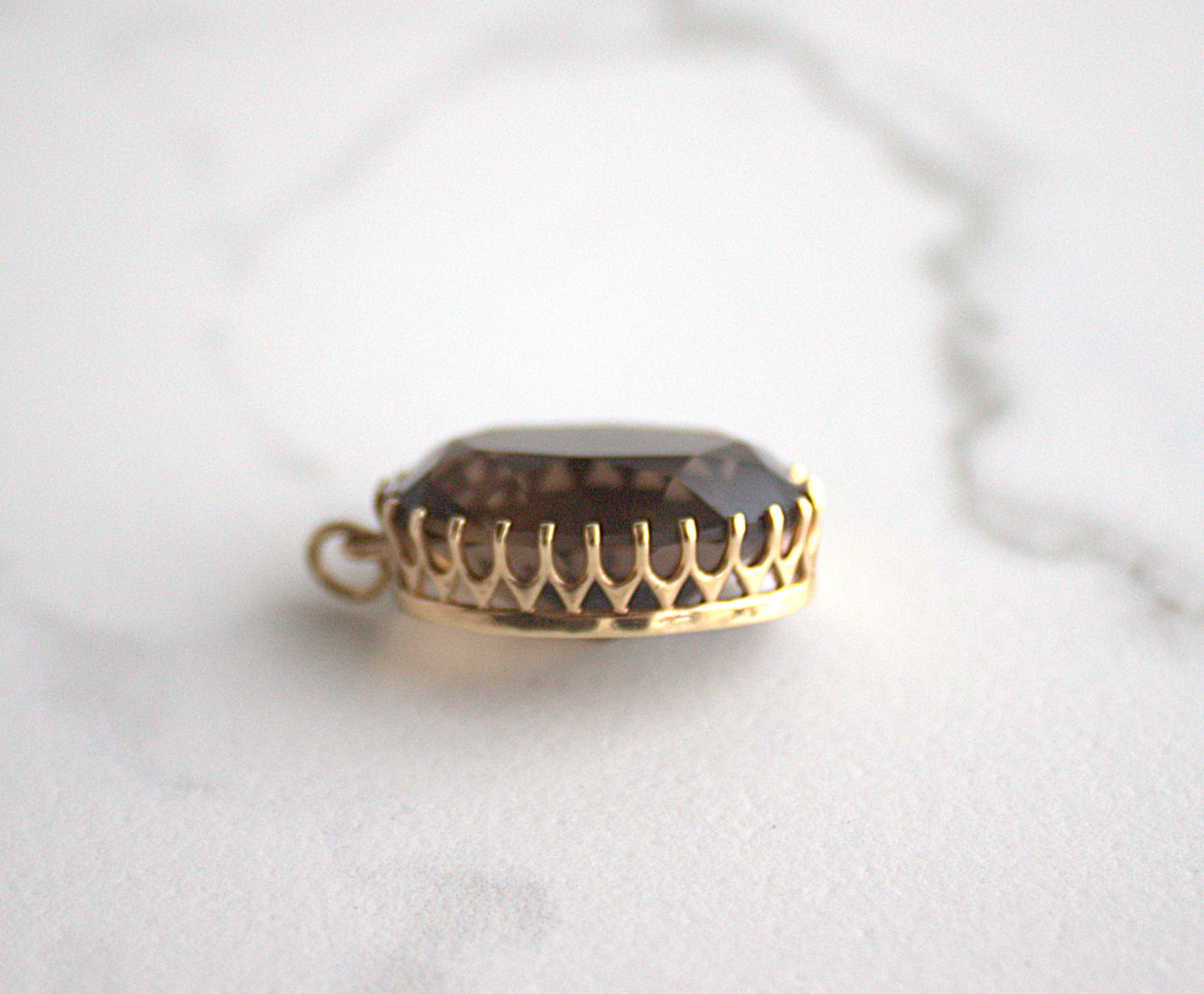 Vintage Smoky Quartz Pendant