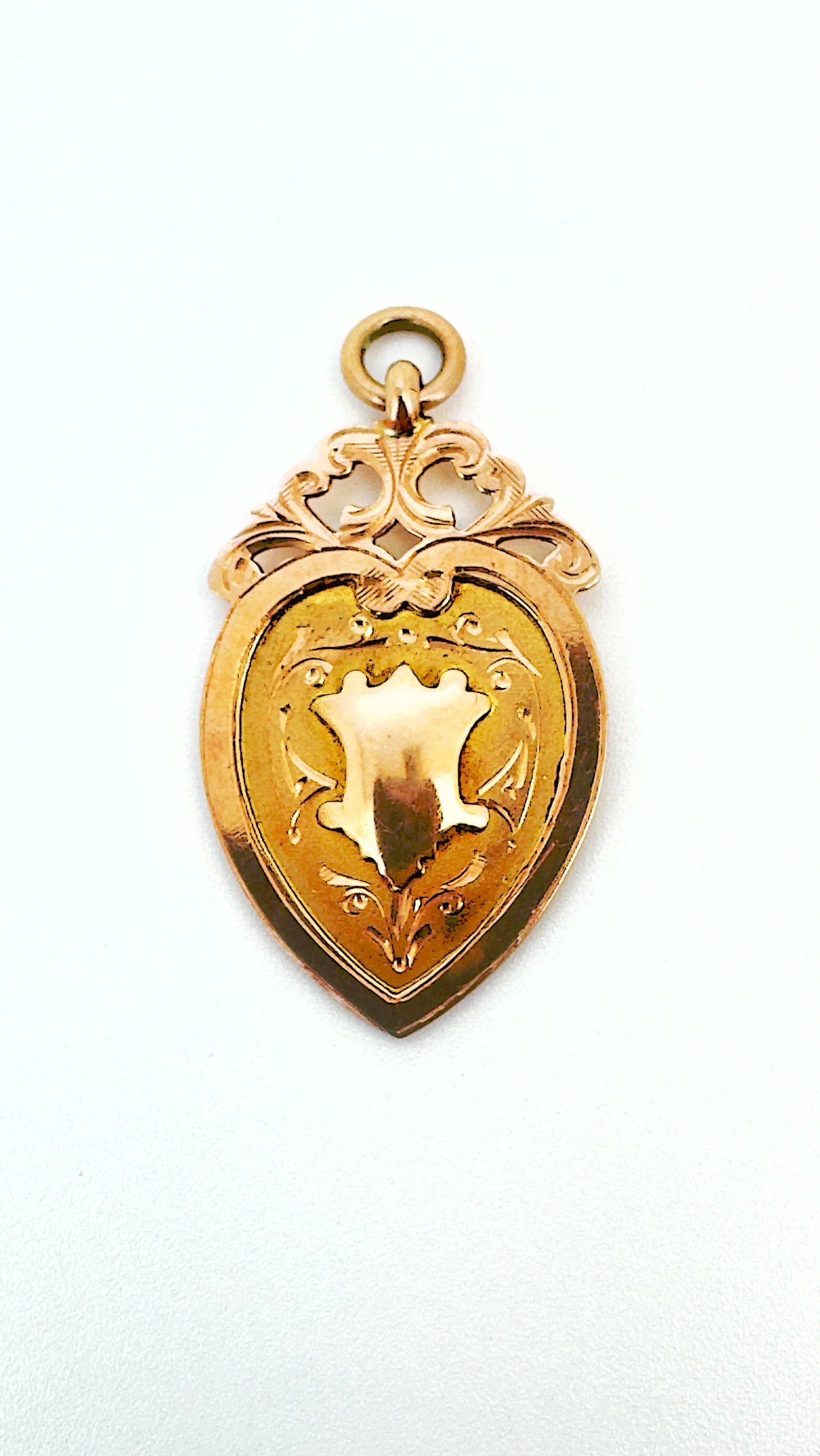 Vintage 9 Carat Gold Fob Shield