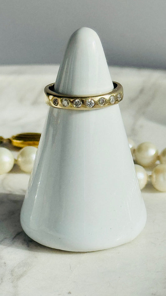 18 Carat & Diamond 'Pinky' Ring