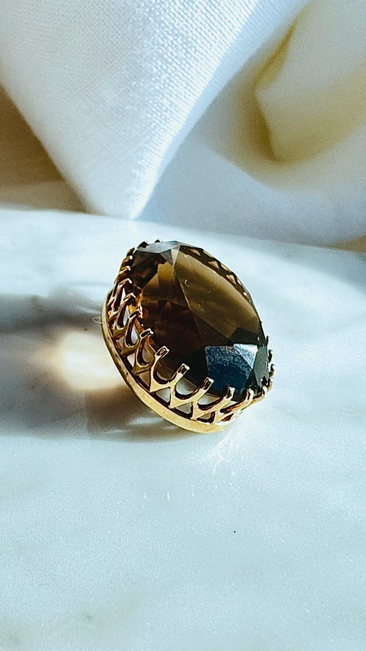 Vintage Smoky Quartz Pendant