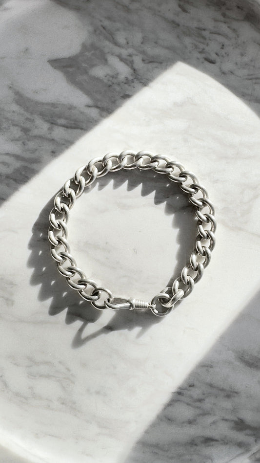 Vintage Sterling Silver Vintage Curb Chain- No.2