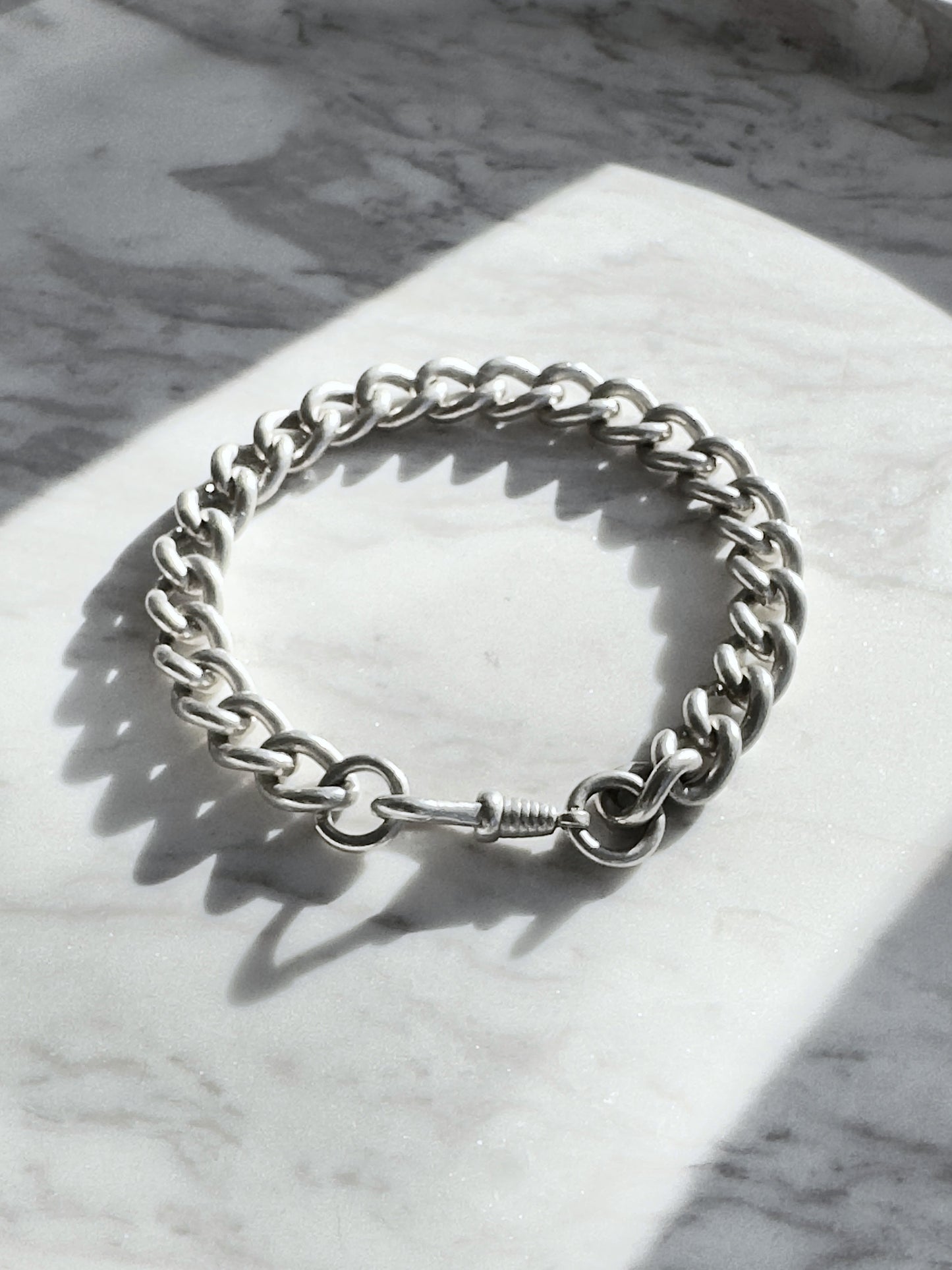 Vintage Sterling Silver Vintage Curb Chain- No.2
