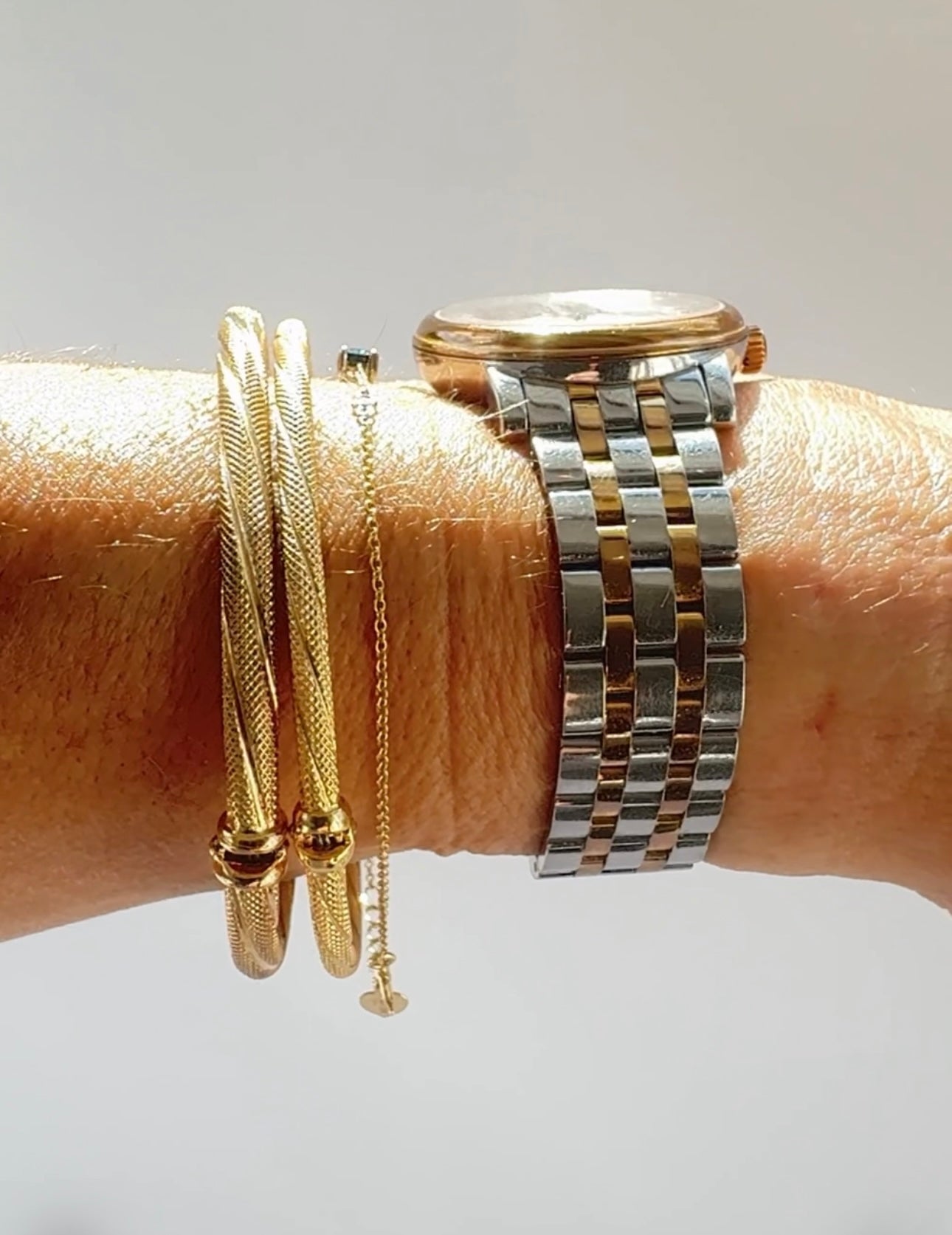 9 Carat Gold Engraved Bracelet - No2
